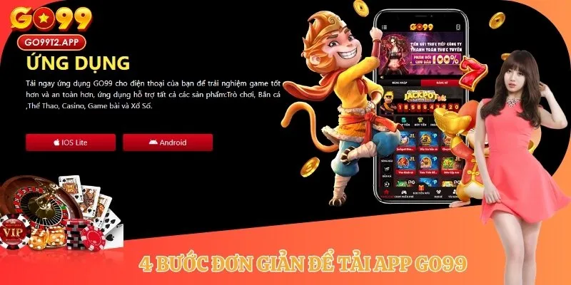 4 bước đơn giản để tải app GO99